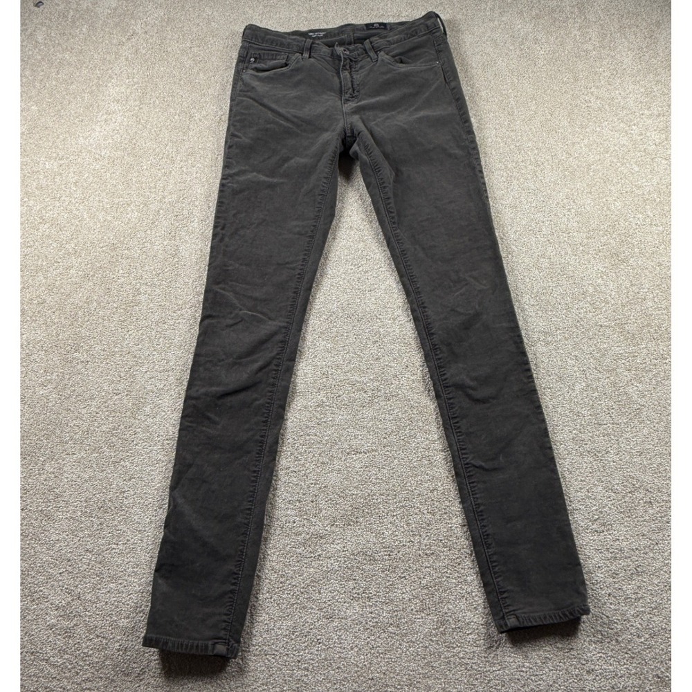 AG Adriano Goldschmied Mens 26R The Legging Ankle Green Jeans Pants Denim